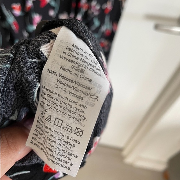 Madewell Black Floral Dress - Picture 12 of 12